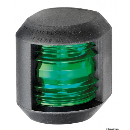 Lampa Nawigacyjna 112,5 Stopni Zielona Prawa Osculati #11.412.02